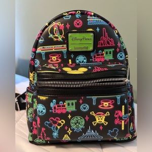 Disney Neon Park Icon Loungefly Backpack